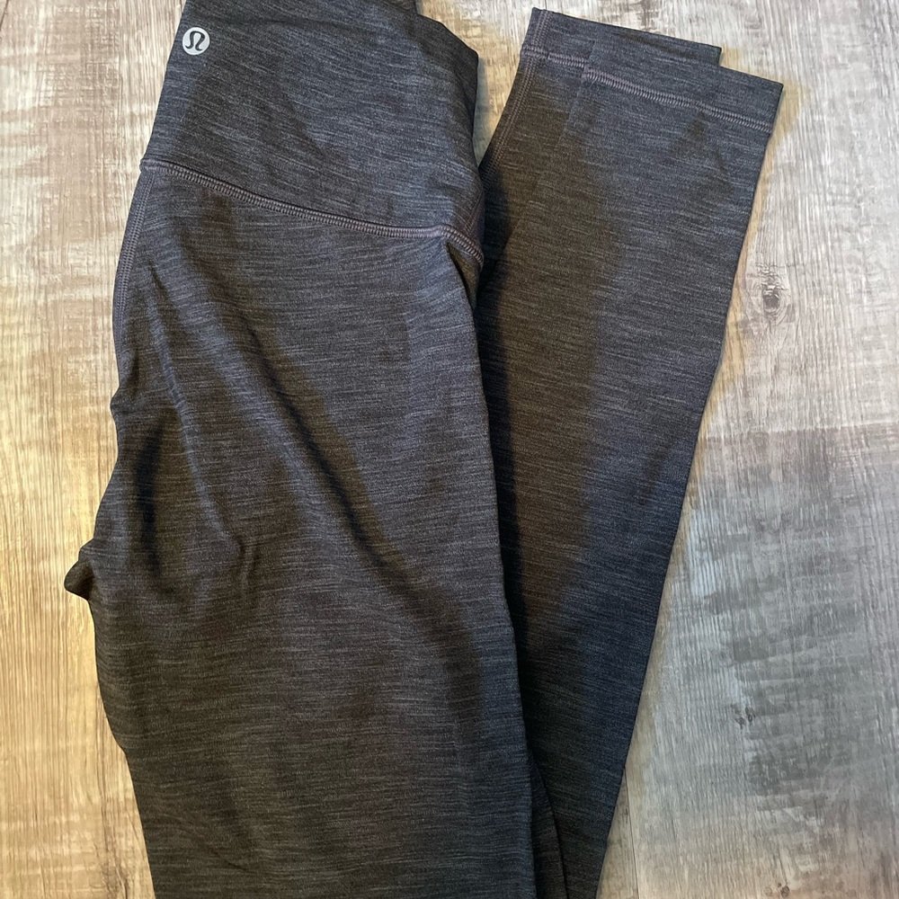 Lululemon Charcoal and Black Leggings